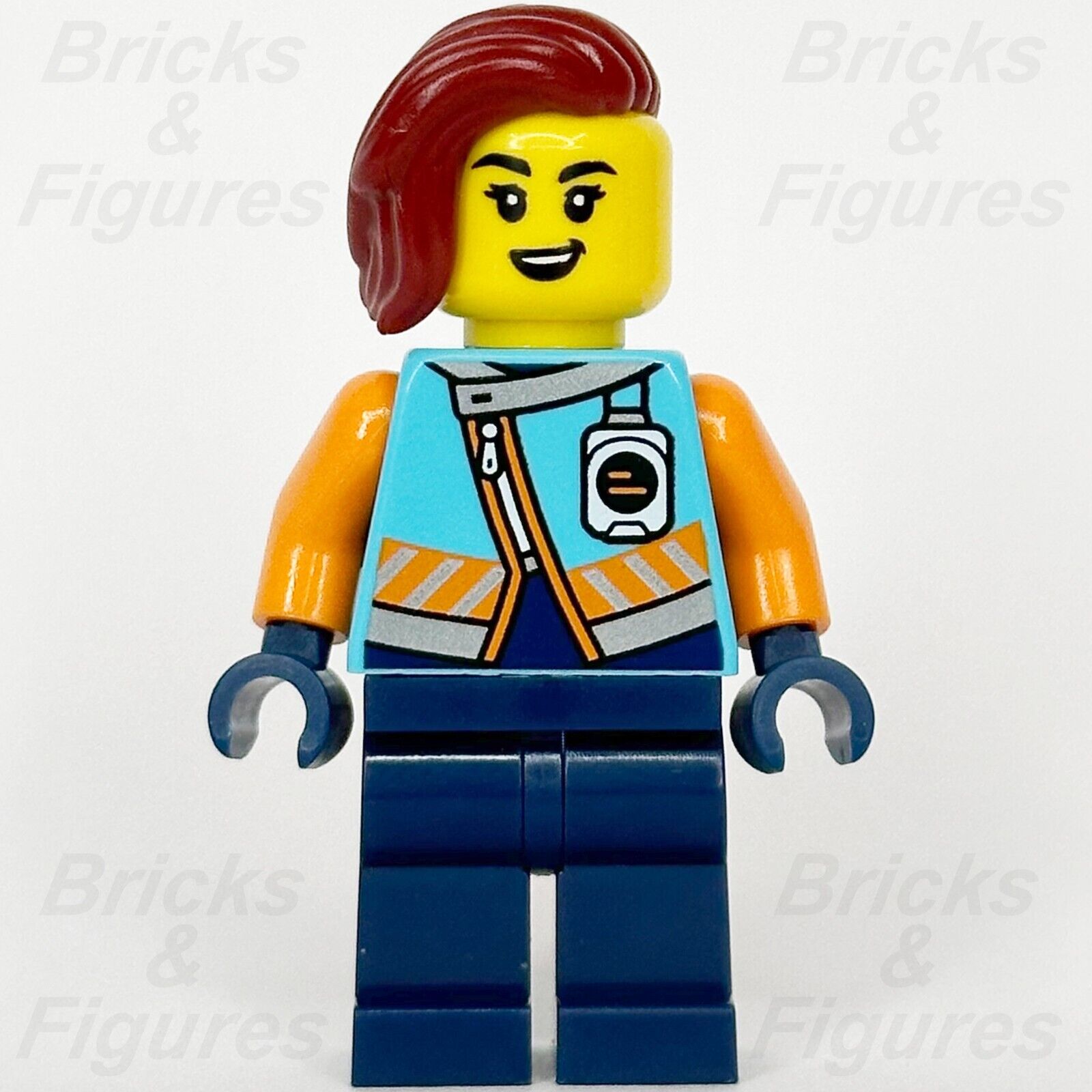 LEGO City Arctic Explorer Minifigure Town Female Dark Red Hair 60379 cty1657