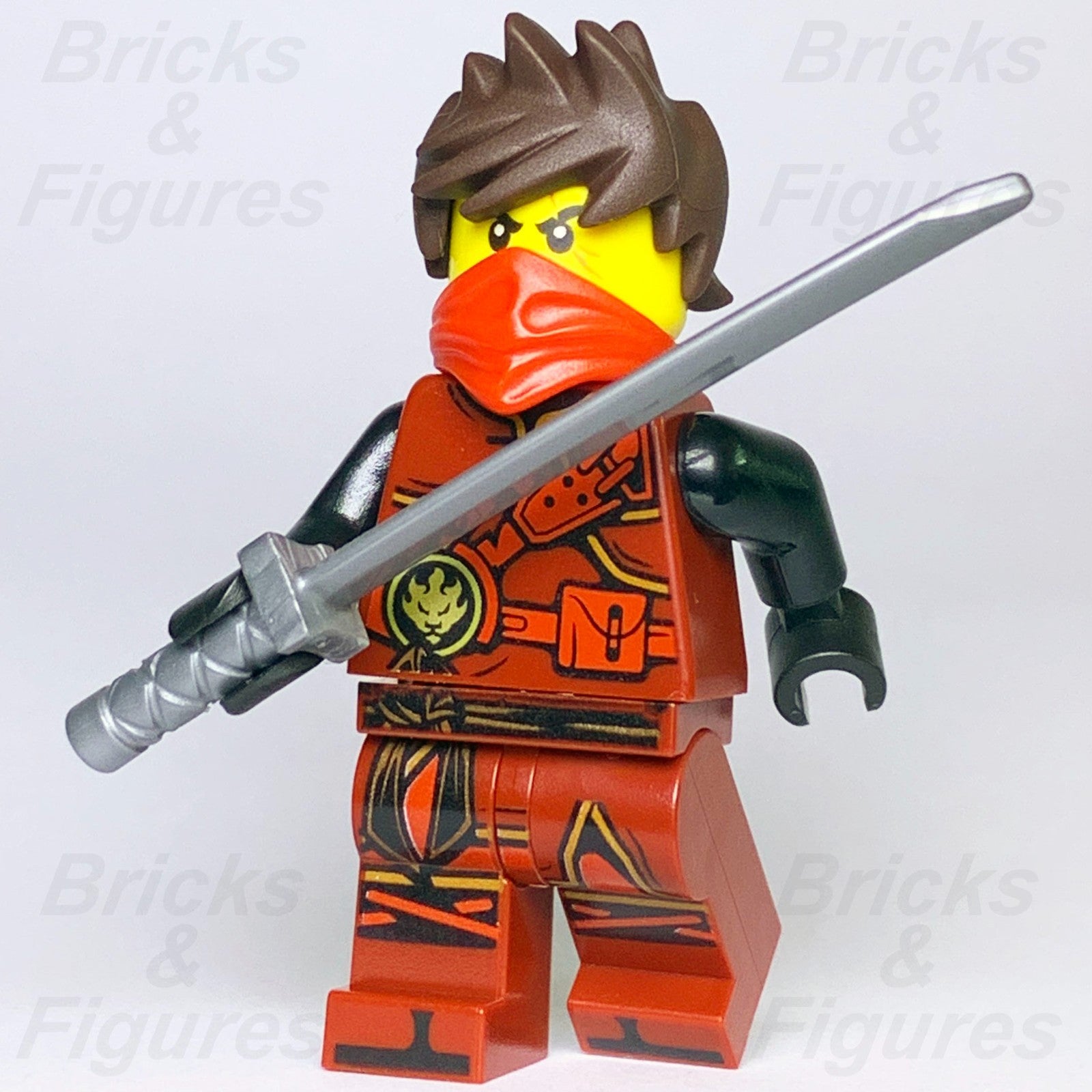 LEGO Ninjago Kai Minifigure The Hands of Time Fire Ninja with Hair 70621 njo0390