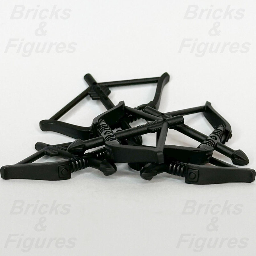 LEGO Black Bow Recurve Minifigure Weapon Part Arrow Drawn Super Heroes 76269 - Bricks & Figures