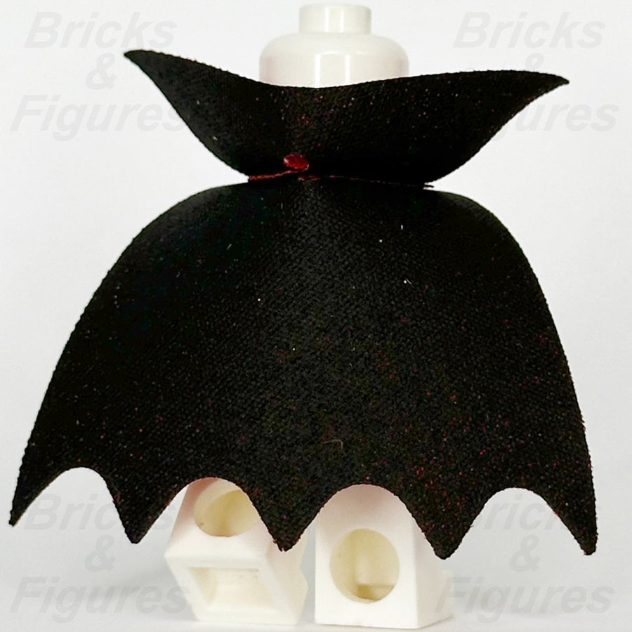 LEGO Vampire Red Black Cape & Collar Minifigure Part Cloth Starched Fabric 759043