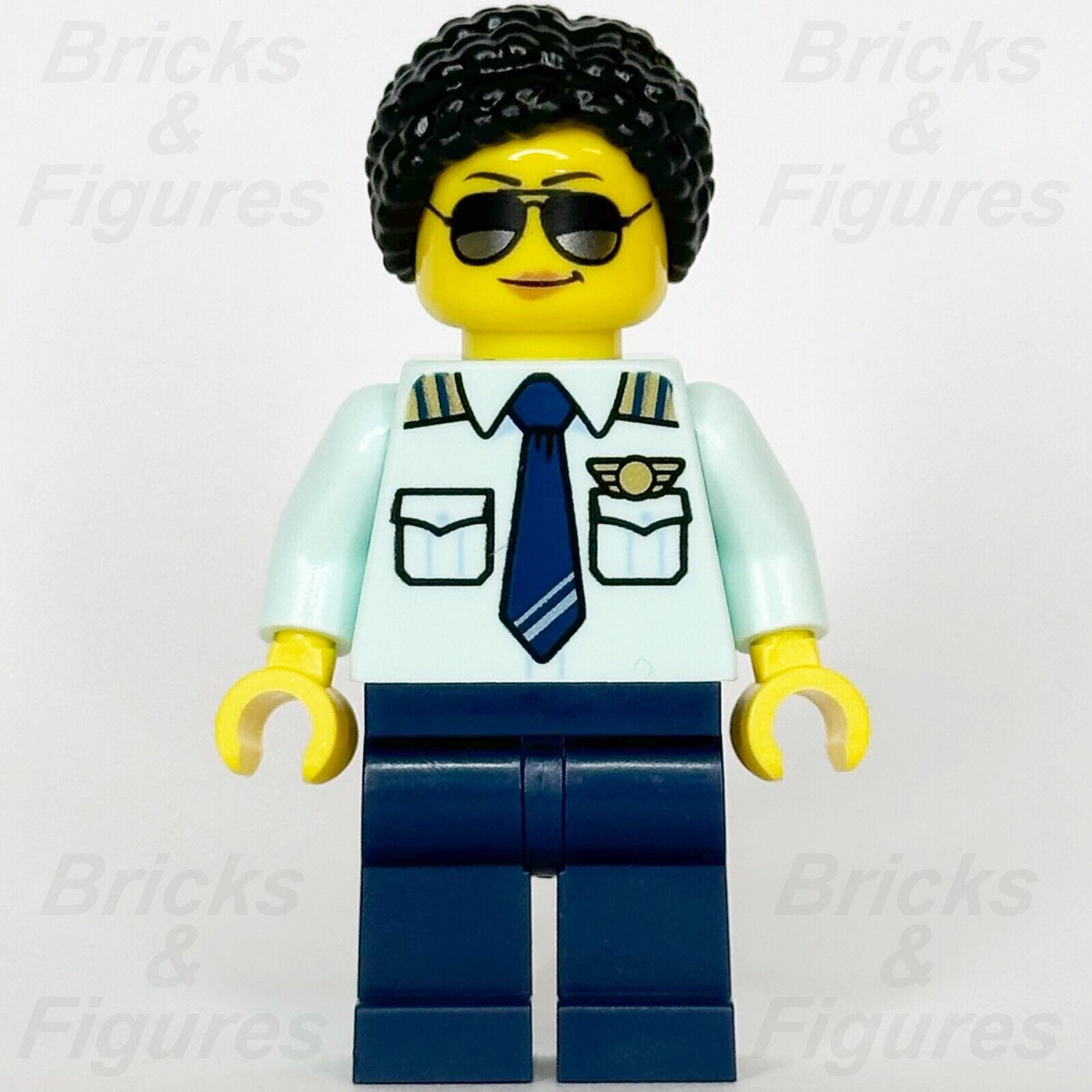 LEGO City Passenger Plane Pilot Minifigure Female Minifig Town 60367 cty1678