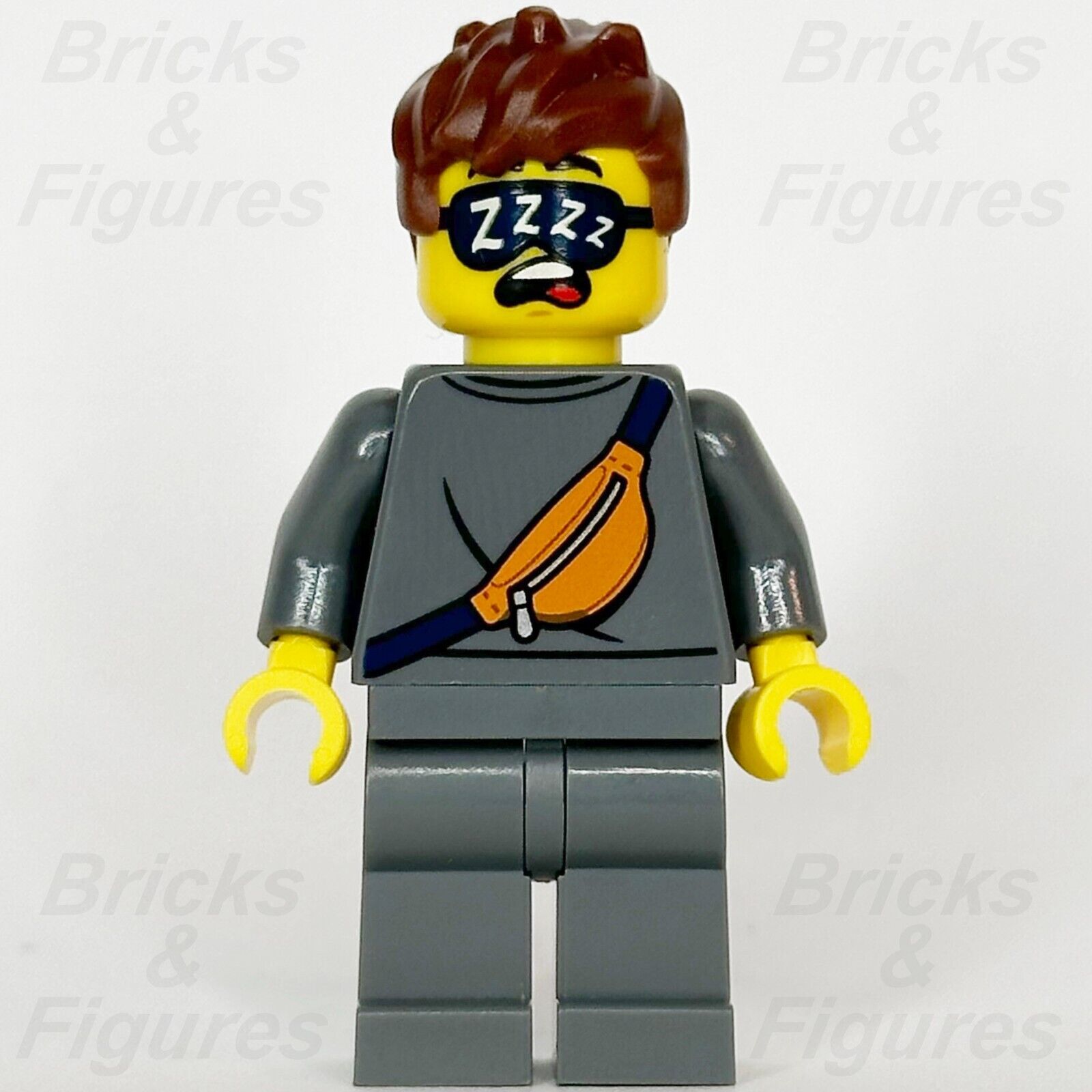 LEGO City Plane Passenger Minifigure Male Sleep Mask Minifig 60380 cty1680