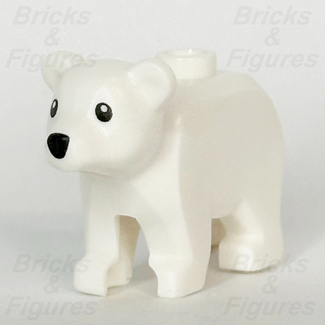 LEGO City Baby Polar Bear Animal Minifigure Part Arctic Cub 60378 3381pb01 White0