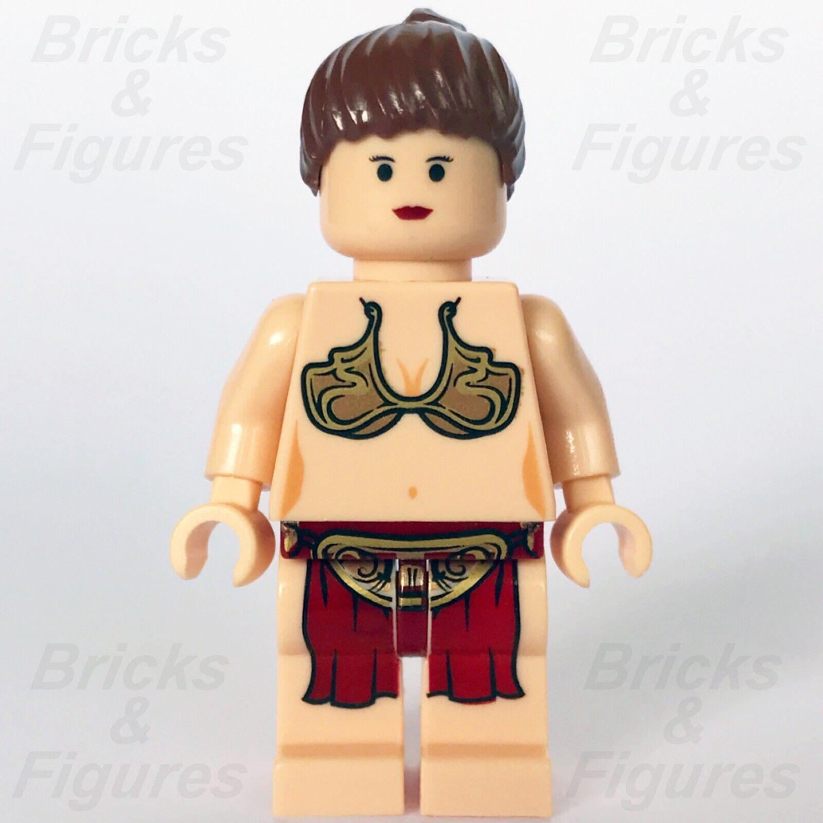 LEGO Star Wars Princess Leia Minifigure Jabba Slave Outfit ROTJ 6210 sw0085 - Bricks & Figures