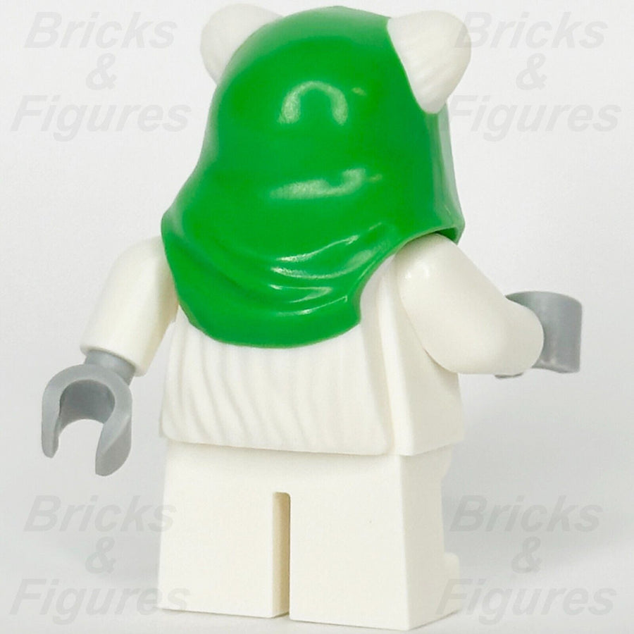 LEGO Star Wars Ewok Holiday Outfit Minifigure Christmas White Green 75366 sw1298 - Bricks & Figures