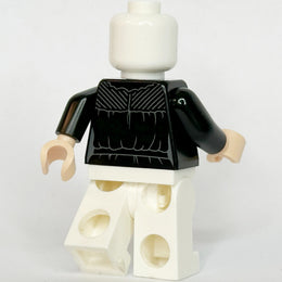 LEGO Ideas Black Torso Minifigure Part Bolo Necklace Robe Loose Dress 213552