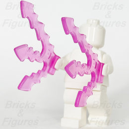 LEGO Lightning Bolt Minifigure Accessory Part Magic Trans Dark Pink 5688  x 22