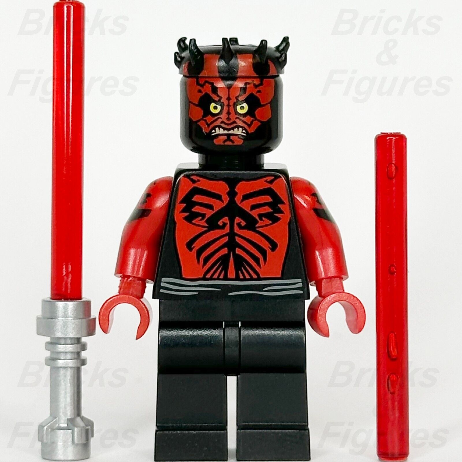 LEGO Star Wars Darth Maul Minifigure Printed Red Arms Sith Lord 5000062 sw0384
