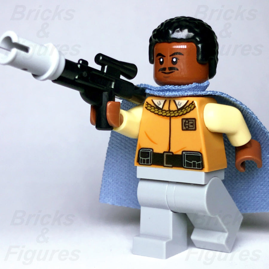 LEGO Star Wars Lando Calrissian Minifigure General Insignia Rebel 75175 Used0