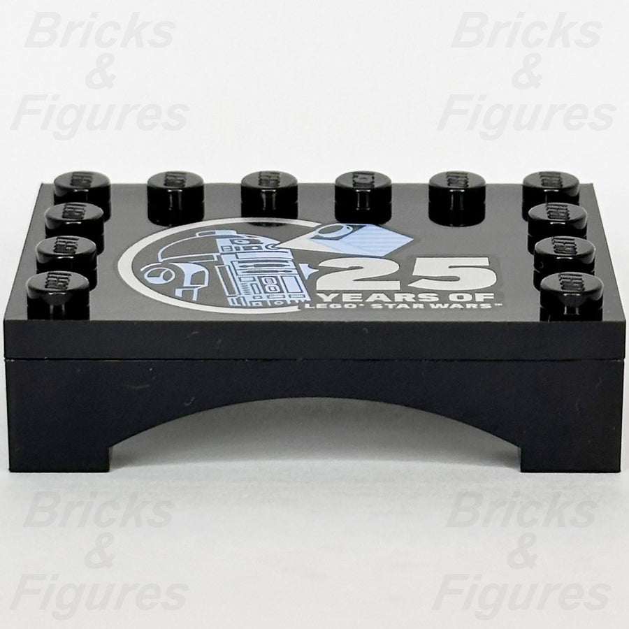 LEGO 25 Years of Star Wars Pattern Minifigure Stand Modified Tile 4 x 6 Part2