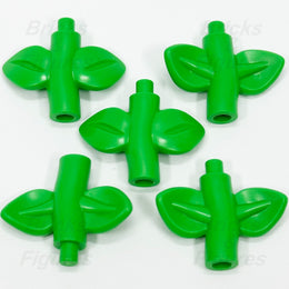 LEGO® Bright Green Plant Stem with 2 Leaves Accessory Part Super Mario 1747 x 50