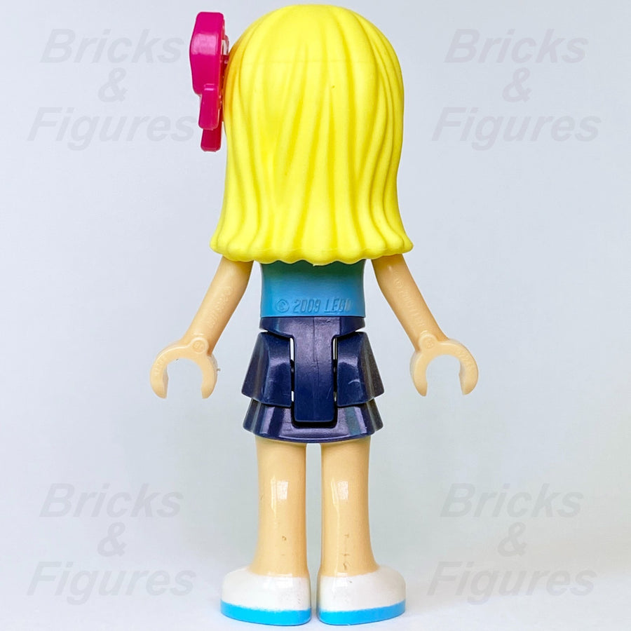 LEGO Friends Stephanie Minifigure Dark Blue Skirt with Azure & Purple Top 413562