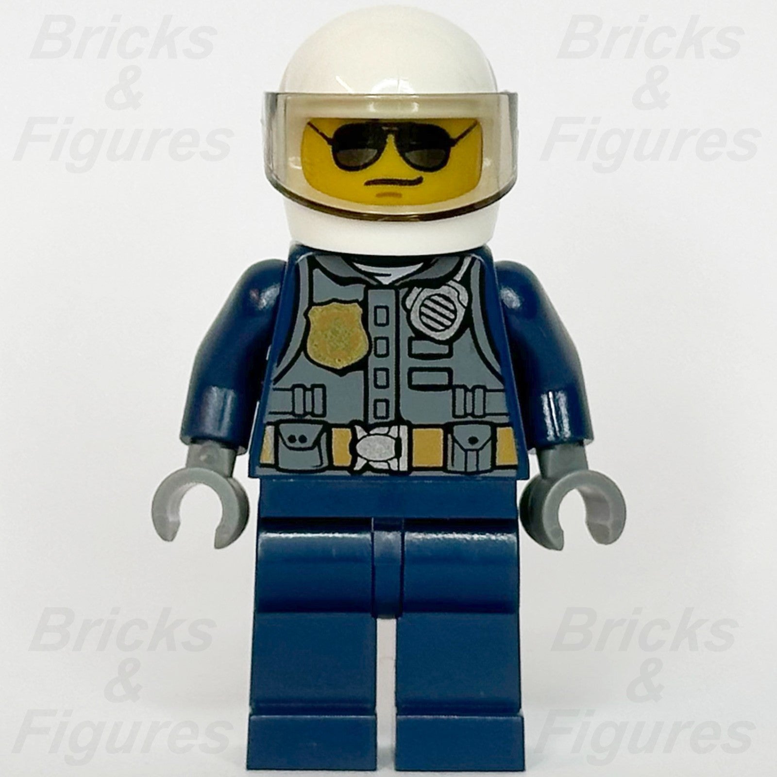 LEGO City Police Officer Pilot Minifigure Town Helmet Sunglasses 951901 cty10011