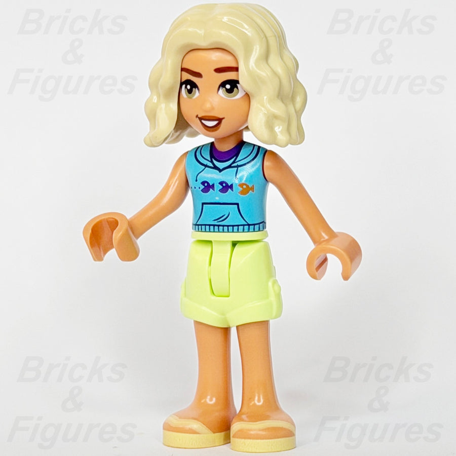 LEGO Friends Nova Minifigure Sleeveless Hoodie Sandals 42635 42625 frnd07390