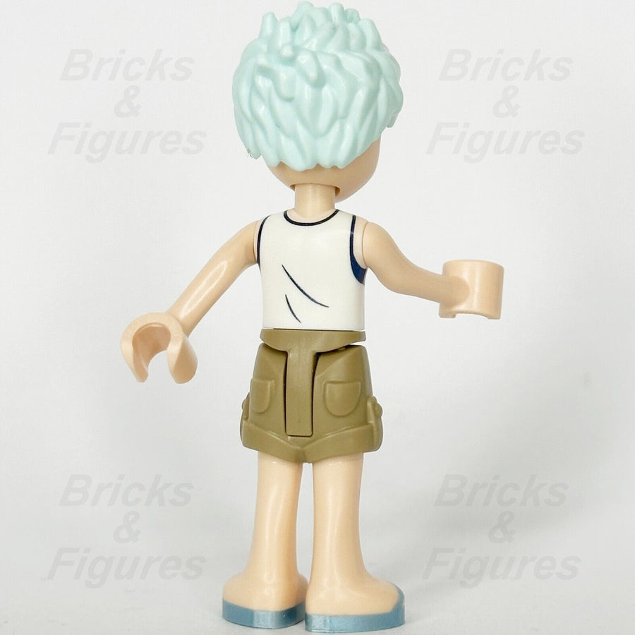 LEGO Friends Charli Minifigure White Top Palm Trees Tan Shorts 41737 frnd644 - Bricks & Figures