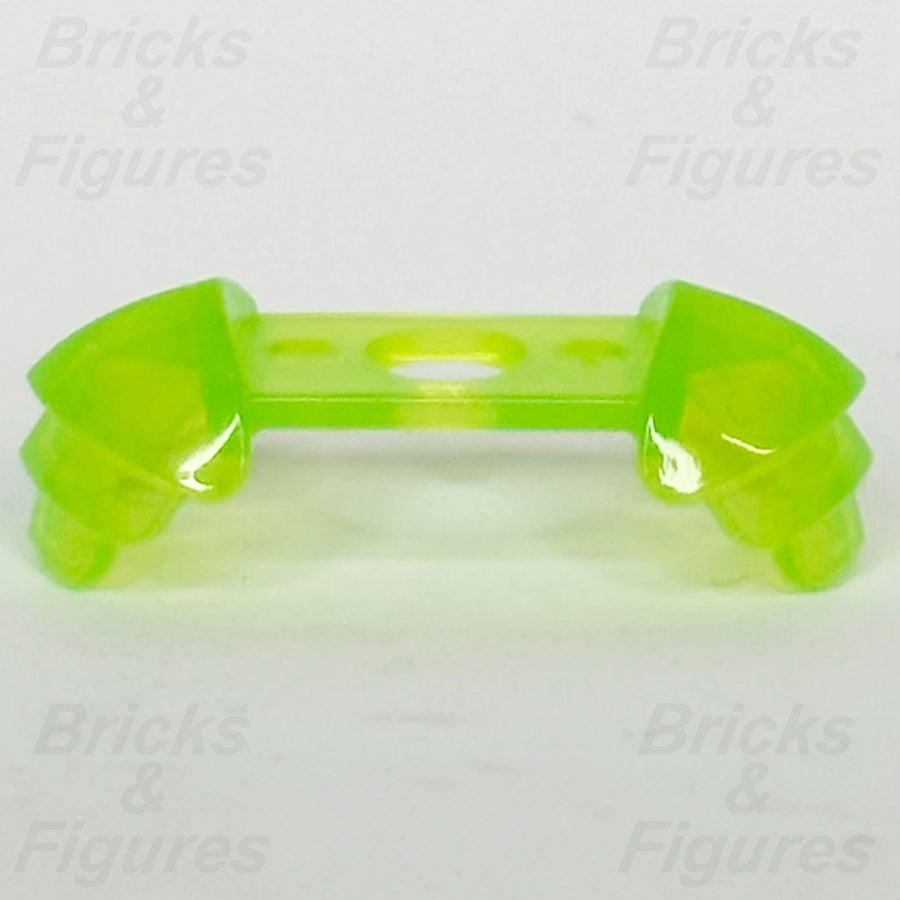 LEGO Shoulder Armour Knight Minifigure Part Translucent Bright Green 37614 Pads0