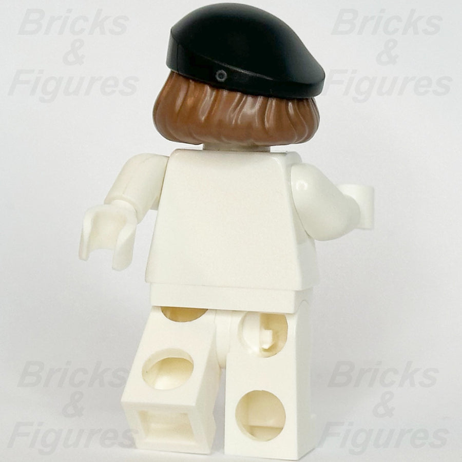 LEGO Medium Brown Hair with Beret Minifigure Part Short Wavy Hair 21363 7506pb012