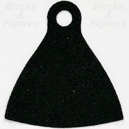 LEGO Black Minifigure Cape Cloth Single Top Hole Spongy Fabric Part 1884 Rare0