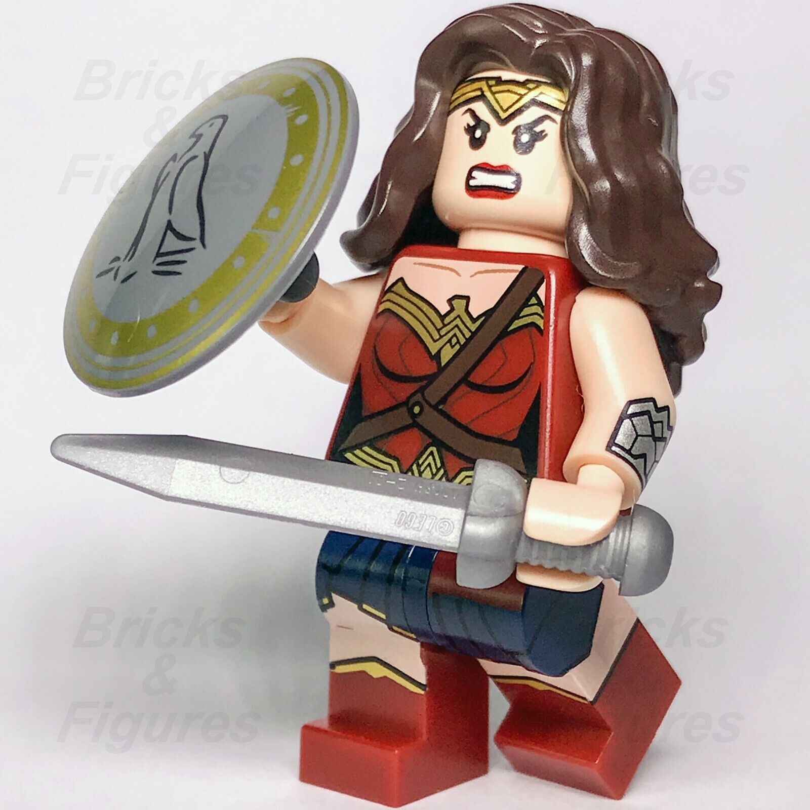 LEGO Super Heroes Wonder Woman Minifigure DC Sword & Shield 76087 76046 sh221