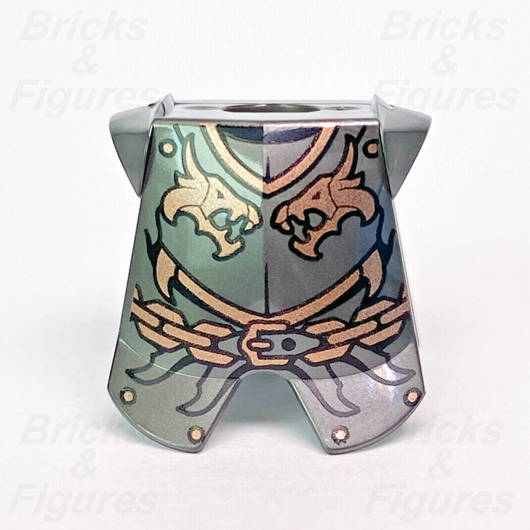 LEGO Dragon Heads Breastplate Armour Castle Kingdoms Minifigure Part 2587pb240