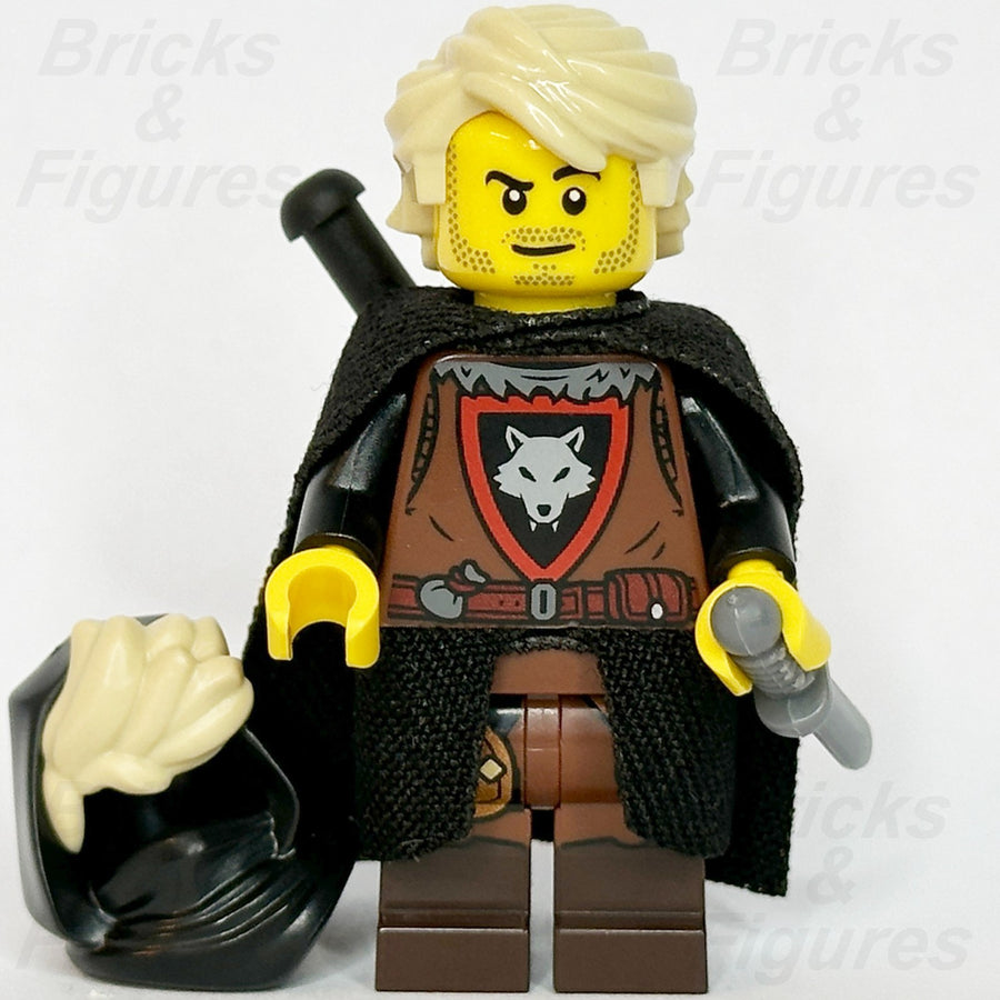 MOC Castle Wolfpack Assassin Minifigure Genuine LEGO with Custom Cape Sheath1