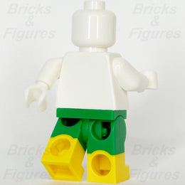 LEGO Green & Yellow Legs Minifigure Part Lower Molded Boots 970c00pb0575 60153 - Bricks & Figures