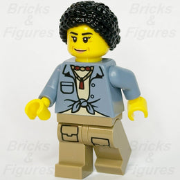 LEGO City Jungle Explorer Minifigure Female Sand Blue Shirt 60426 60437 cty17790