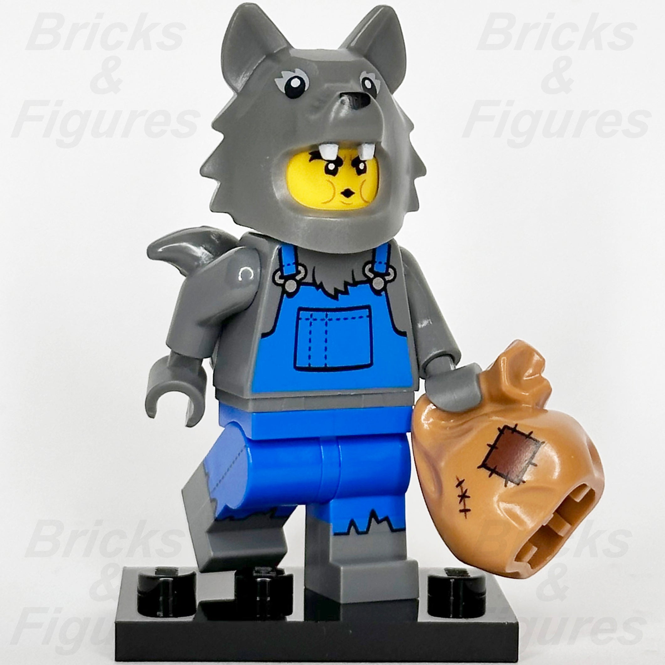 LEGO Minifigures Wolf Costume Minifigure Series 23 Stand col23-8 71034 #8 - Bricks & Figures