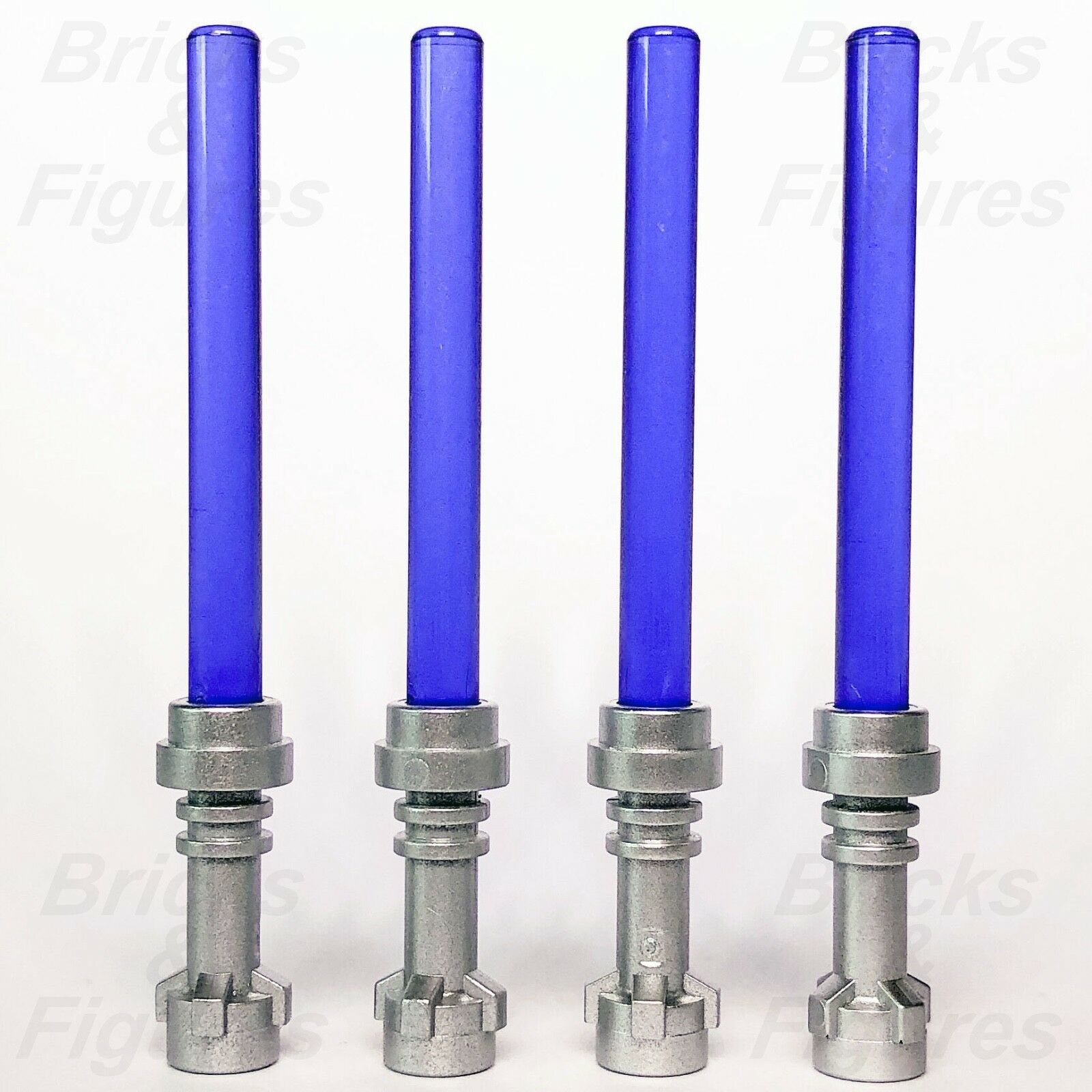 4 x STAR WARS lego TRANSLUCENT PURPLE LIGHTSABERS jedi sith WEAPONS new GENUINE - Bricks & Figures