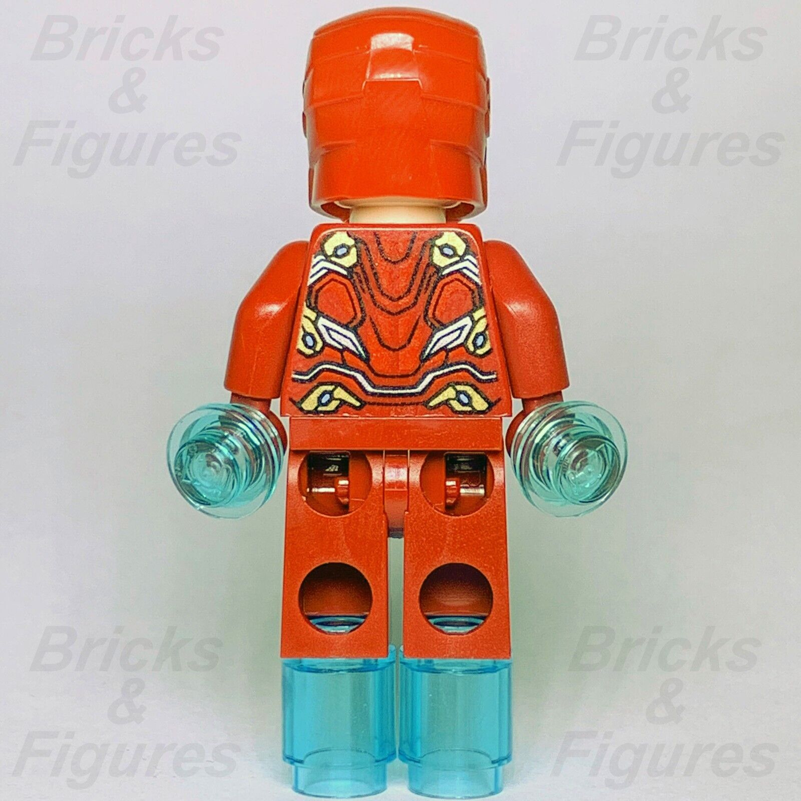 LEGO Marvel Super Heroes Iron Man Minifigure Mark 50 Infinity War 76108 sh496 - Bricks & Figures