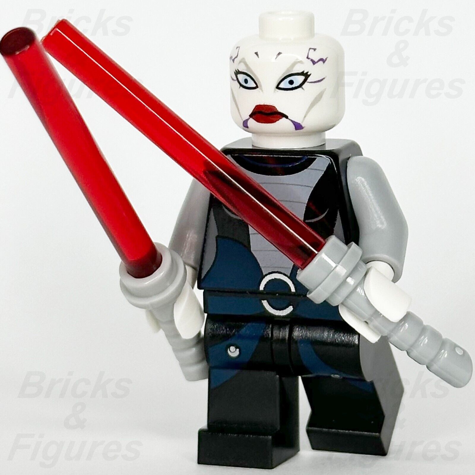 LEGO Star Wars Asajj Ventress Minifigure Clone Wars Sith Apprentice 7957 sw0318