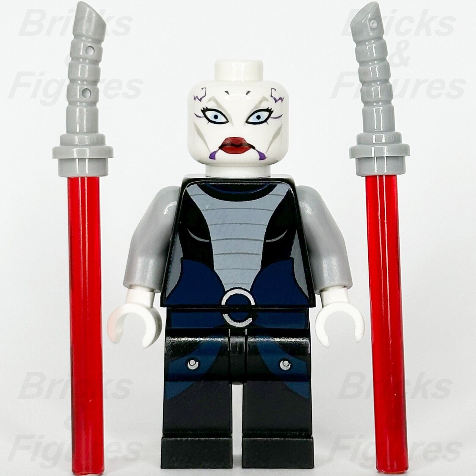 LEGO Star Wars Asajj Ventress Minifigure Clone Wars Sith Apprentice 7957 sw0318 - Bricks & Figures