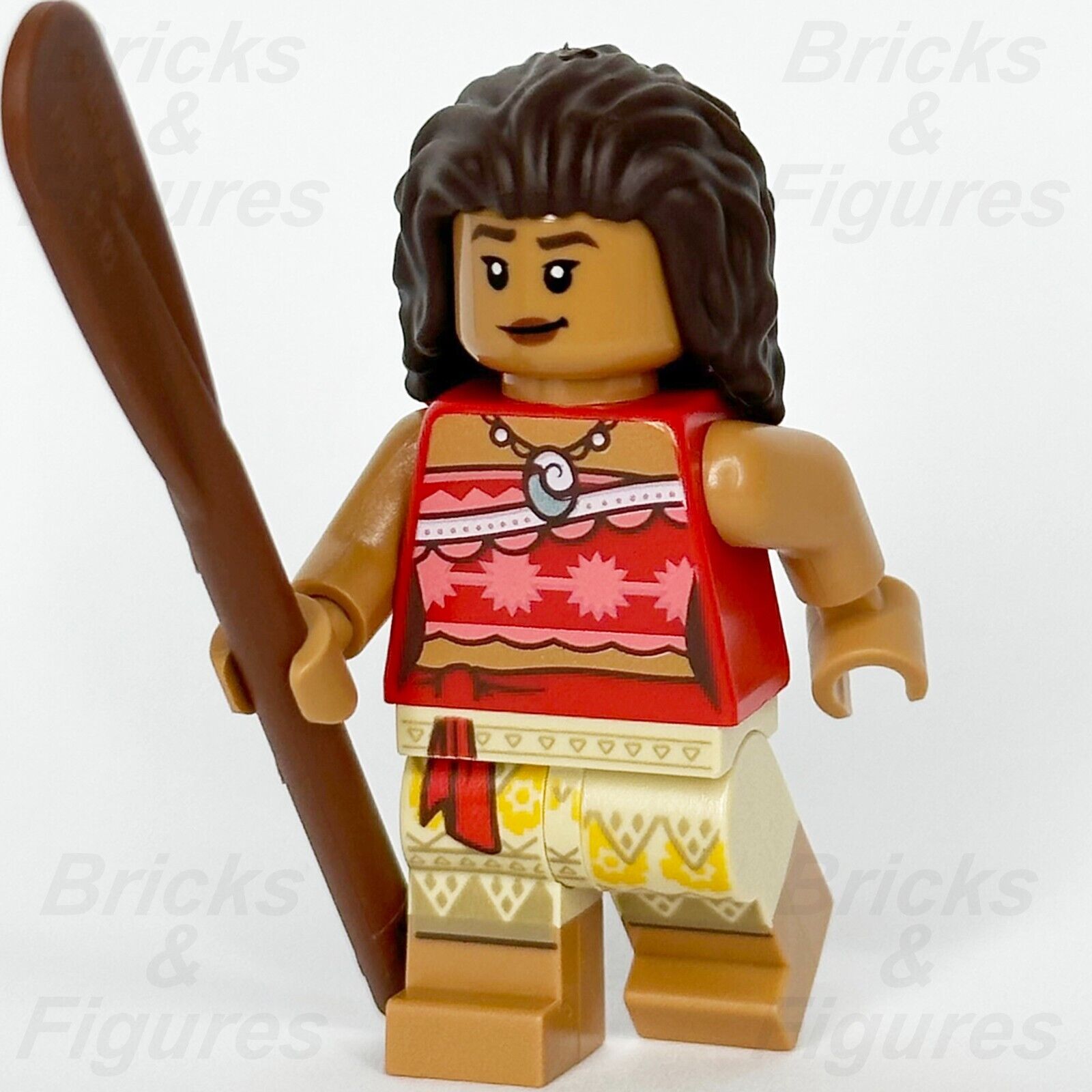 LEGO Disney Moana Minifigure Disney 100 with Paddle 43212 dis088 Minifig 1