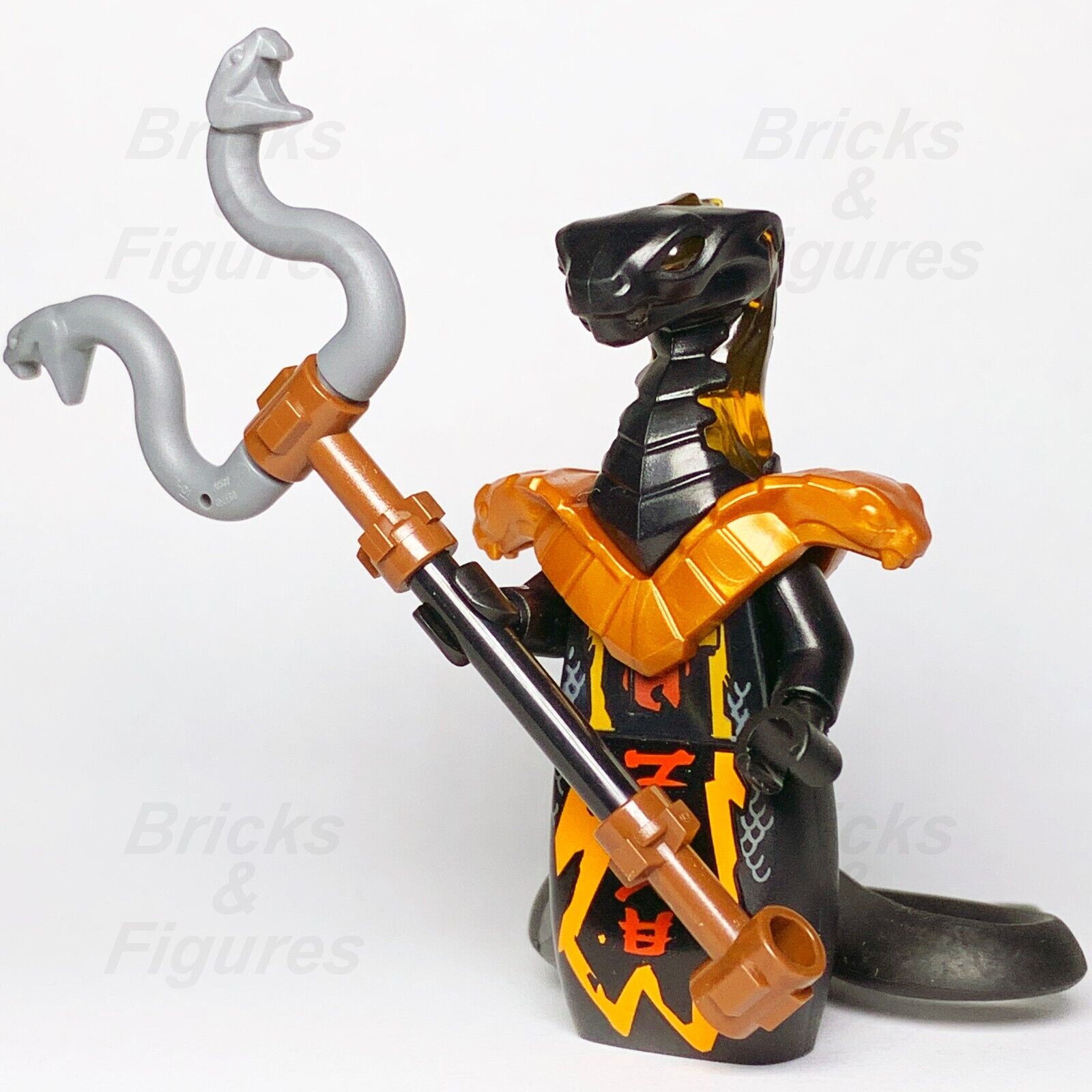 LEGO Ninjago Char Minifigure Pyro Vipers Black Snake Staff 70675 70677 njo541