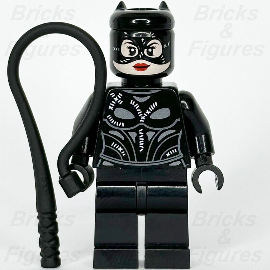 LEGO DC Super Heroes Catwoman Minifigure Stitched Suit Mask Batman 76252 sh885 - Bricks & Figures
