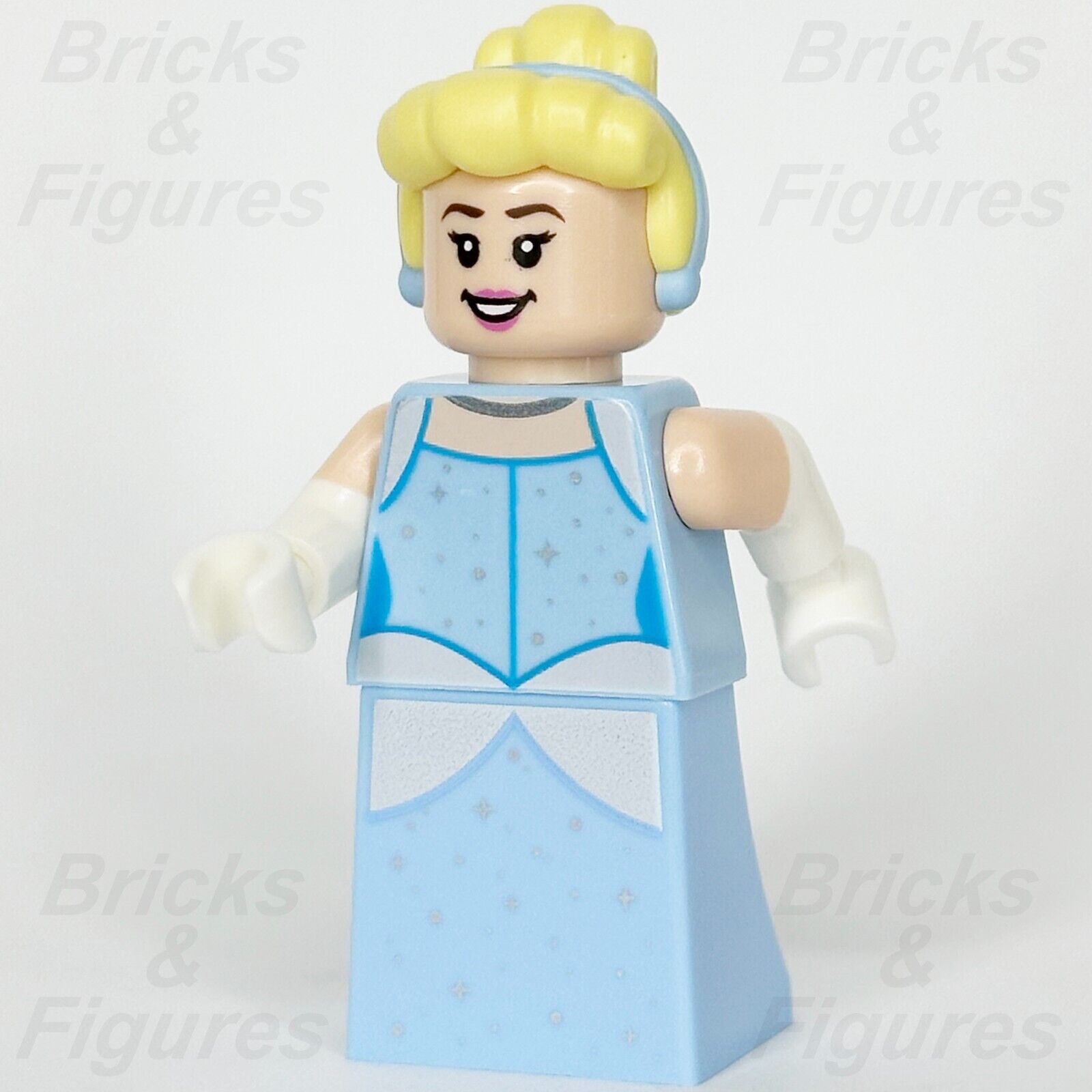 LEGO Disney Cinderella Minifigure Disney 100 Blue Dress 43222 dis132 Minifig - Bricks & Figures