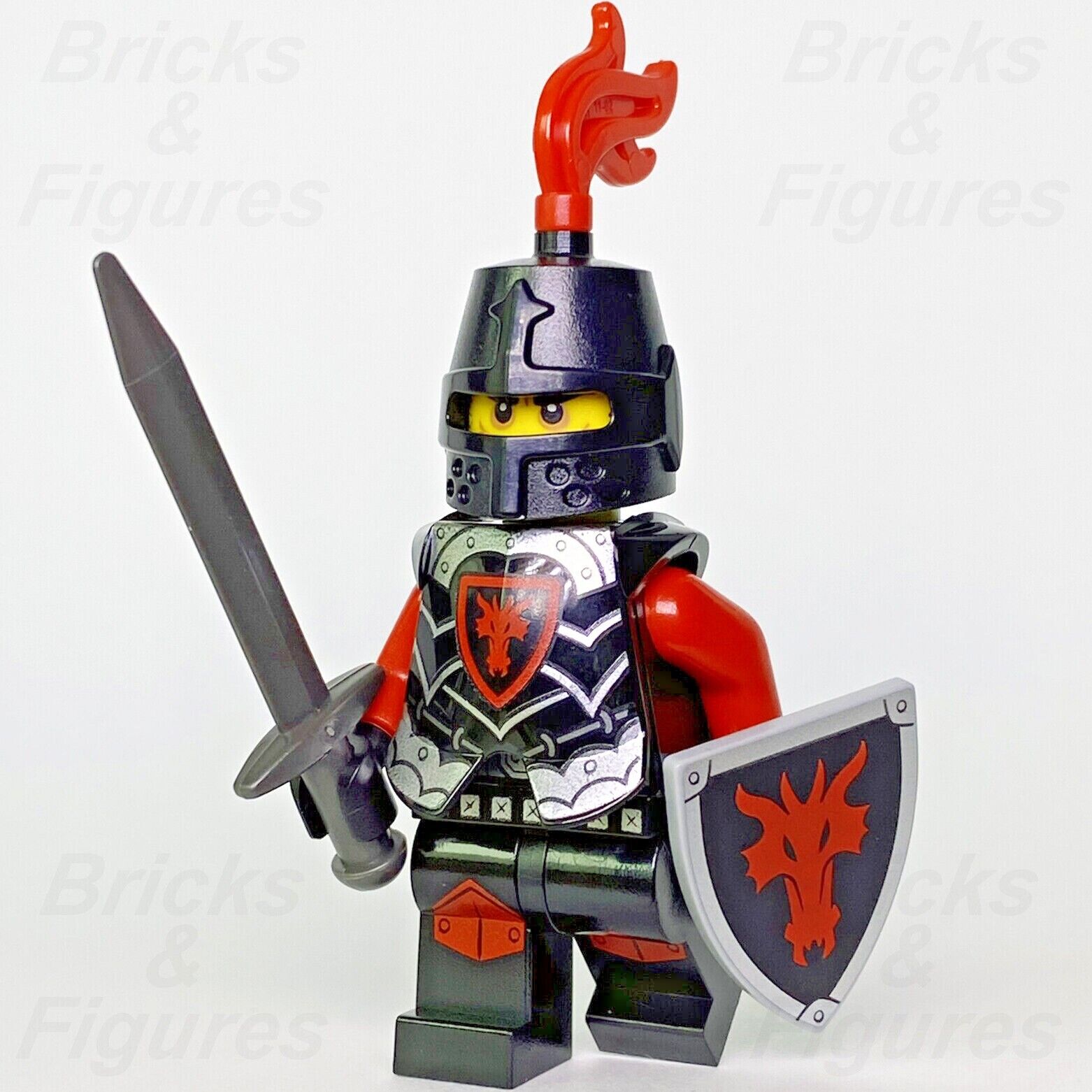 Castle LEGO Dragon Knight Sword & Shield Minifigure 70402 70404 850889 cas524 - Bricks & Figures