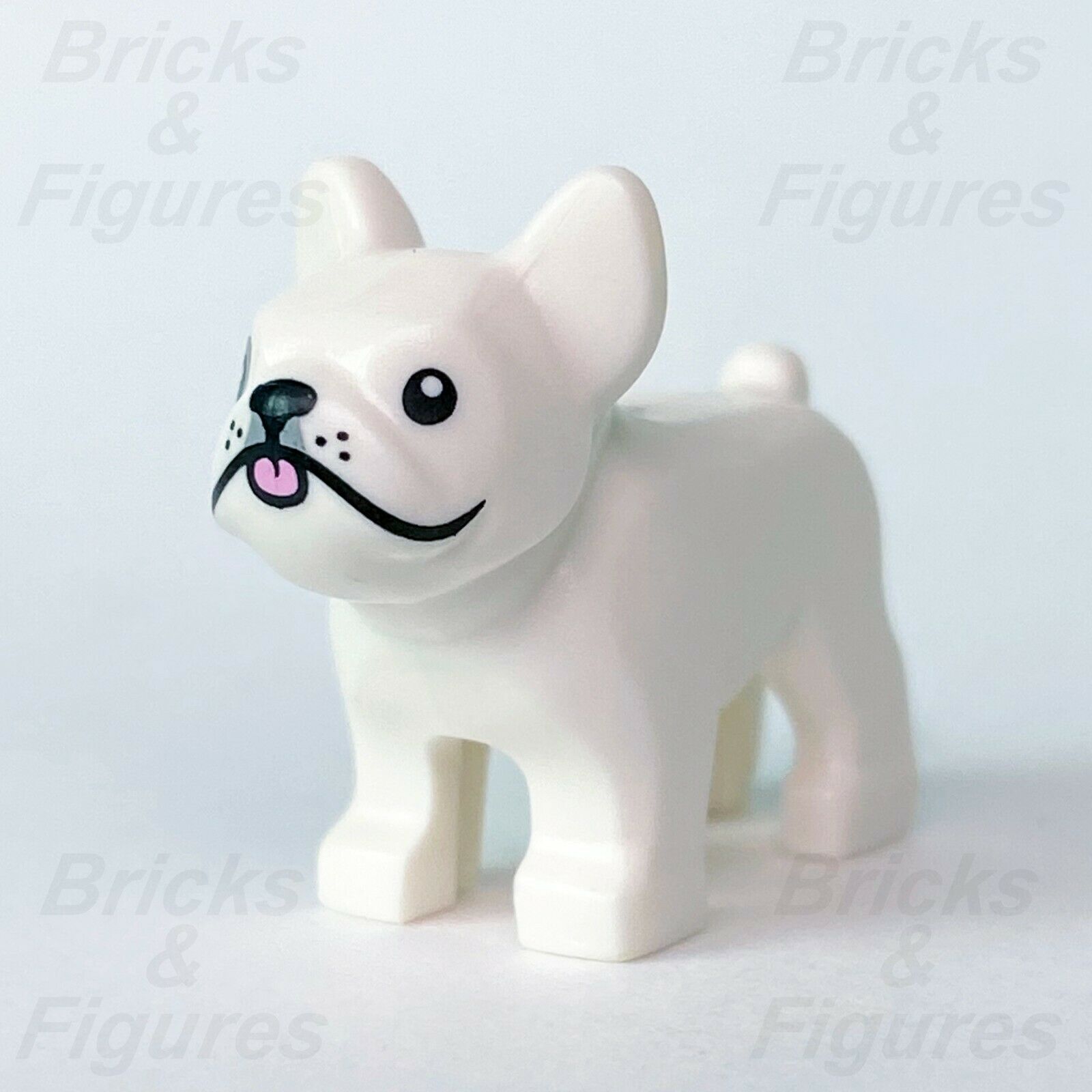 Collectible Minifigures LEGO French Bulldog Eye Patch Dog Animal Part 71025 - Bricks & Figures