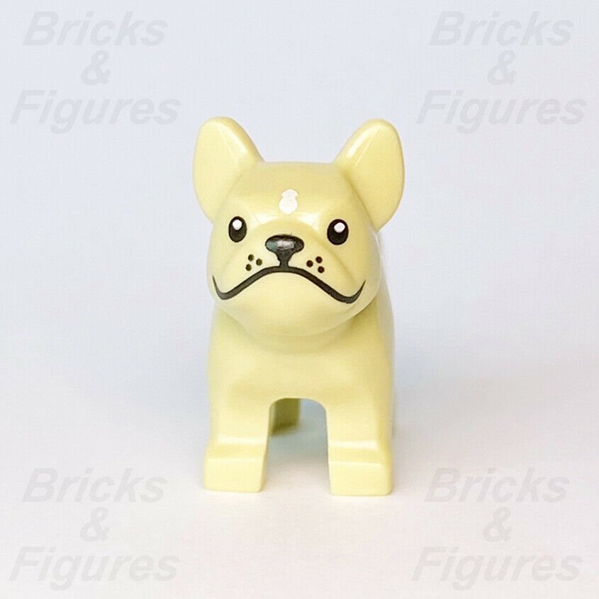 Creator LEGO French Bulldog Tan Dog Animal Minifigure Part 10291 71018