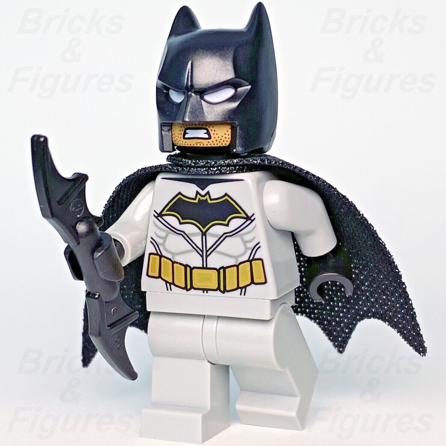 DC Super Heroes LEGO Batman Grey Suit Batman 2 Minifigure 211901 76111 sh531 - Bricks & Figures