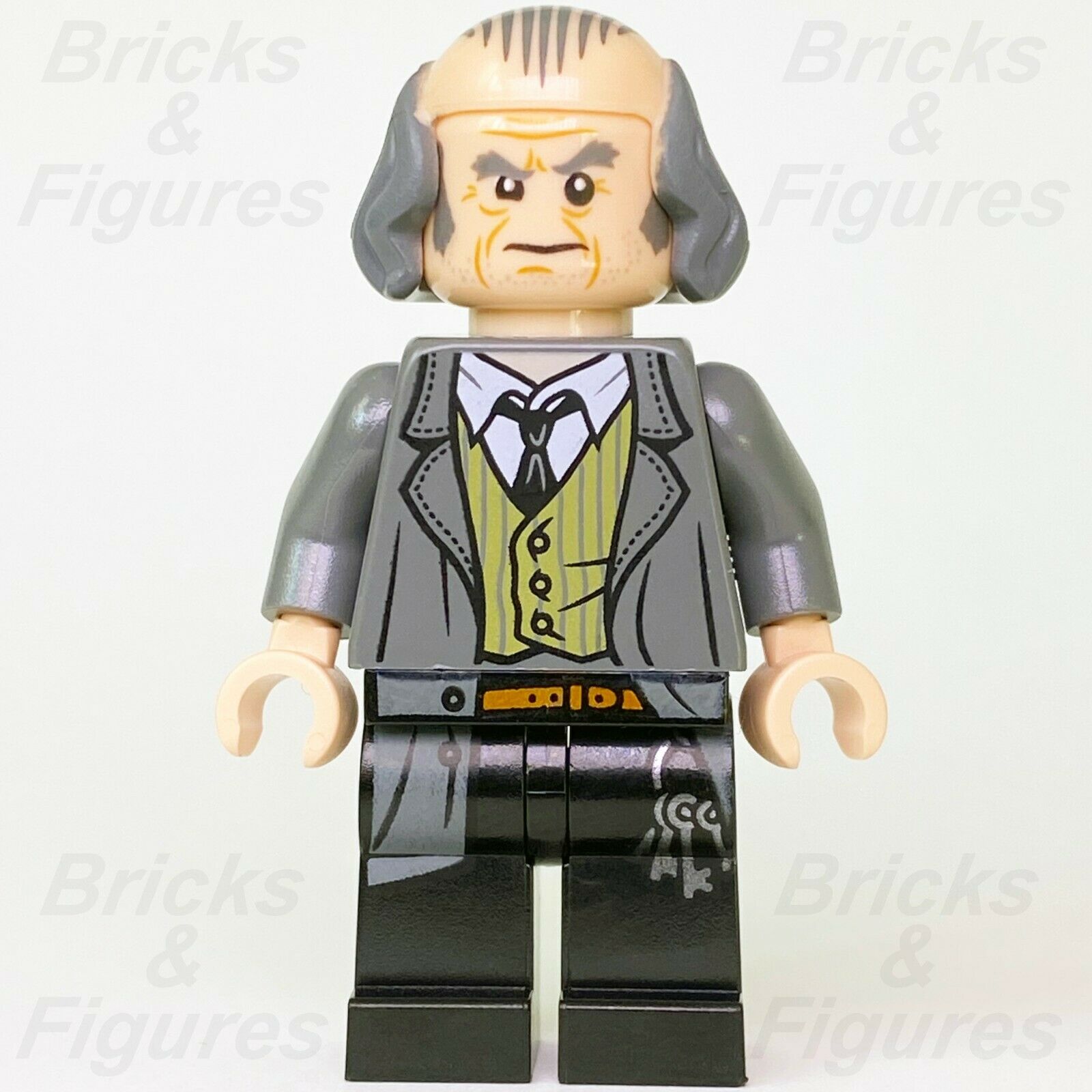 Harry Potter LEGO Argus Filch Wizard Hogwarts Caretaker Minifig 75953 Genuine - Bricks & Figures