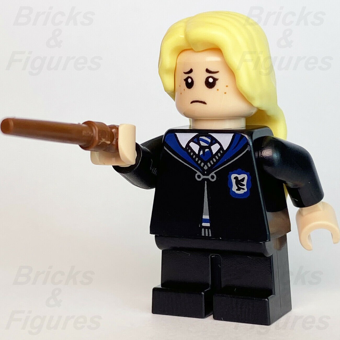 Harry Potter LEGO Luna Lovegood Loony Ravenclaw Witch Minifigure 76389 hp307 - Bricks & Figures