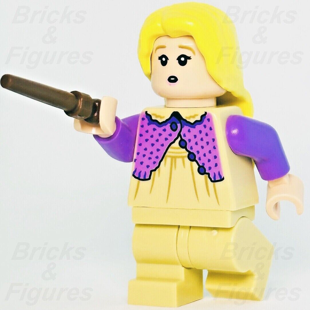 Harry Potter LEGO Luna Lovegood Loony Ravenclaw Witch Minifigure 76400 hp347 - Bricks & Figures