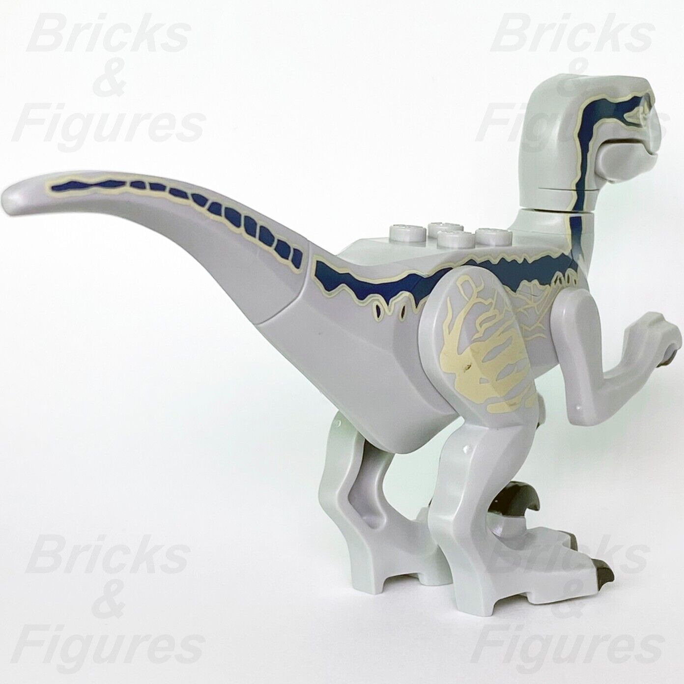 Jurassic World LEGO Raptor Blue Dinosaur Minifigure Part 76946 Raptor14 Genuine - Bricks & Figures