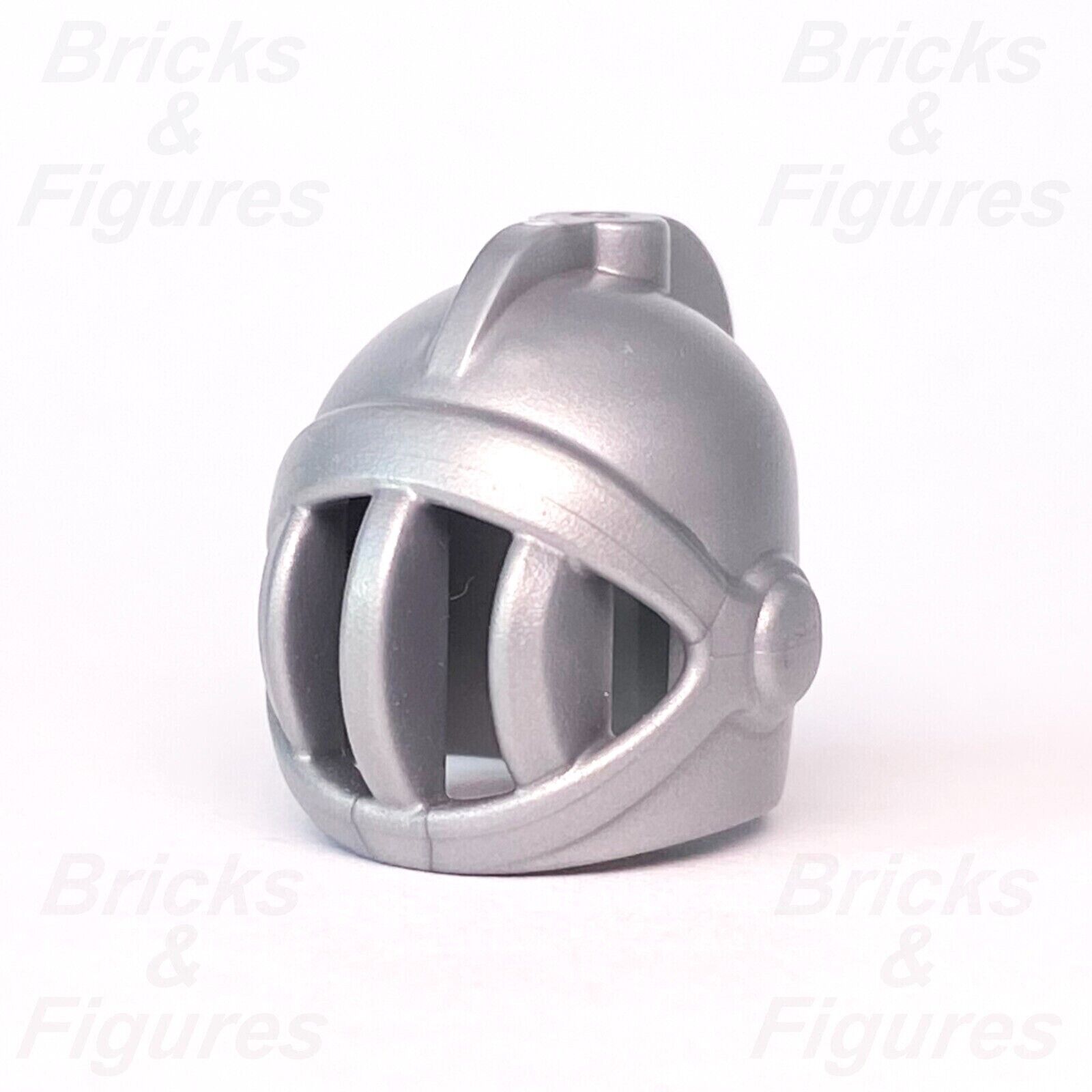 LEGO Castle Knight Fixed Face Grille Helmet Minifigure Part X167 59858 4503 New - Bricks & Figures