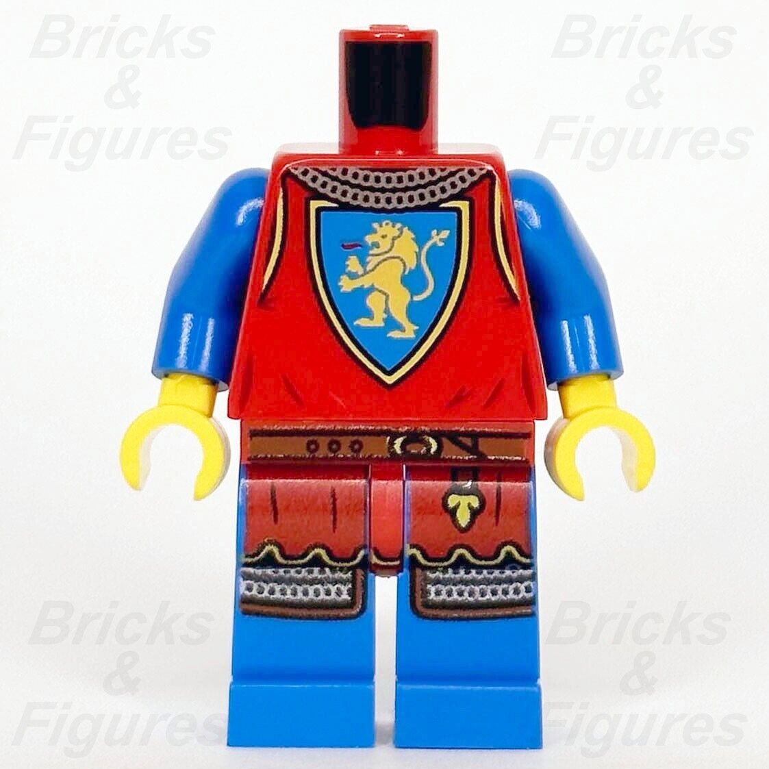 LEGO Castle Lion Knight Torso & Legs Minifigure Body Parts Soldier 10305 New - Bricks & Figures