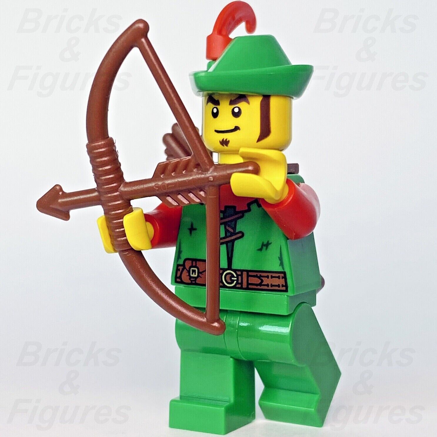 LEGO Forestman Castle Forestmen Minifigure with Bow & Quiver 40567 cas557 New - Bricks & Figures