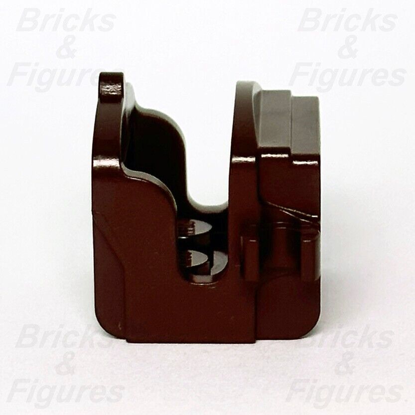 LEGO Horse Saddle w/ Two Clips Dark Brown Animal Part Town City 4491B 18306 New - Bricks & Figures