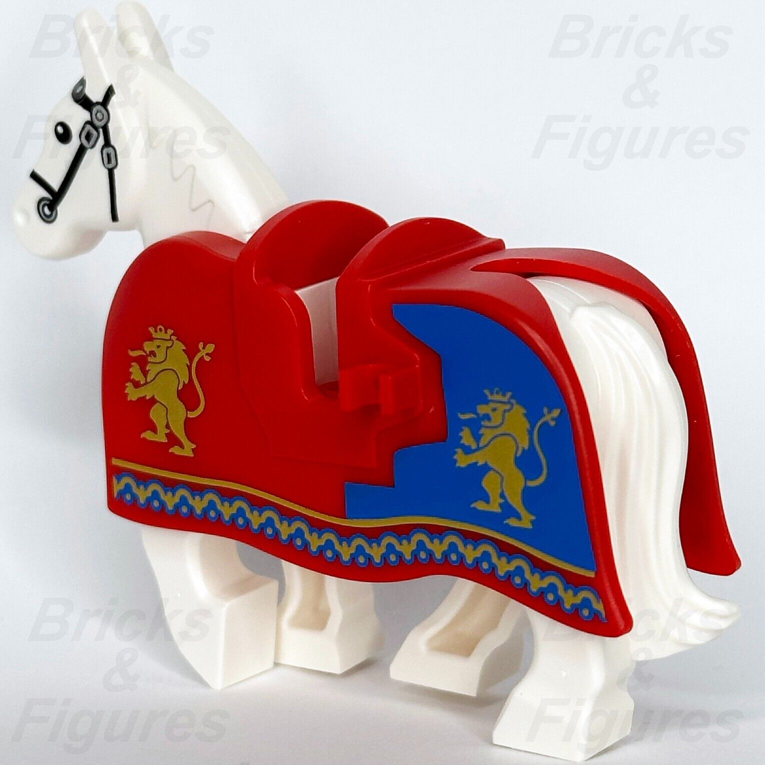 LEGO Lion Knights Horse Barding Castle Animal Part Armour 10305 13744pb03 Armor - Bricks & Figures