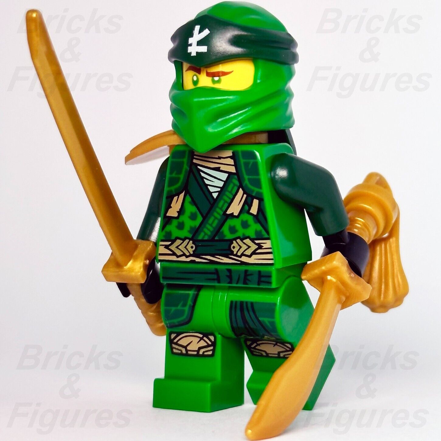 LEGO Ninjago Core: Green Ninja Lloyd Garmadon with Dual Weapons